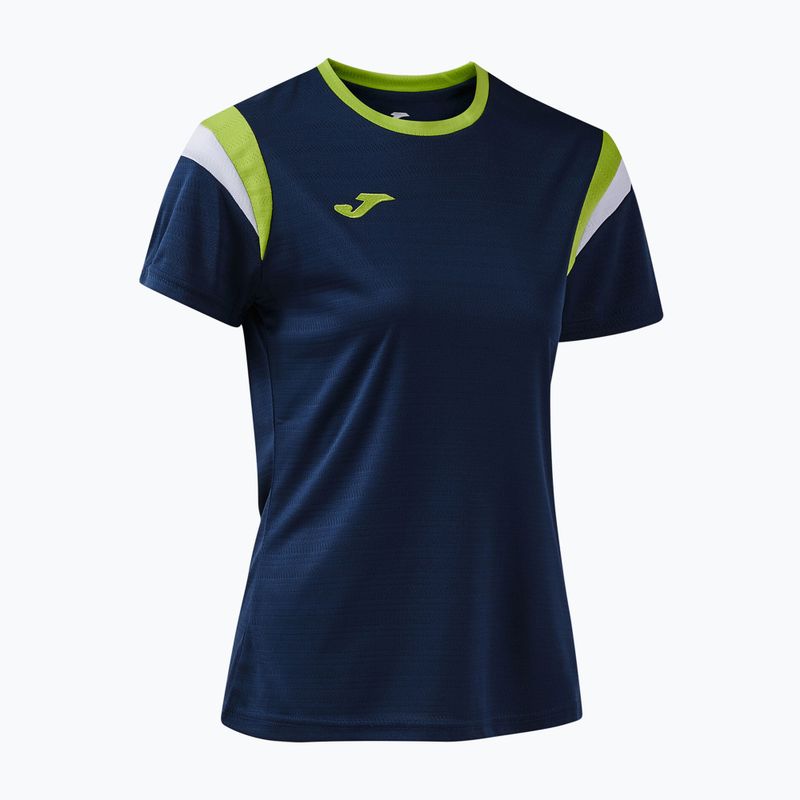 Tricou de tenis pentru femei Joma Terra dark navy/lime 3