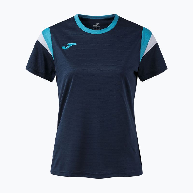 Tricou de tenis pentru femei Joma Terra dark navy/turquoise fluor
