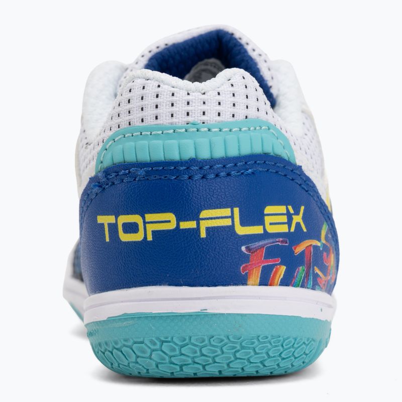 Încălțăminte de fotbal pentru copii Joma Top Flex Jr IN white 6