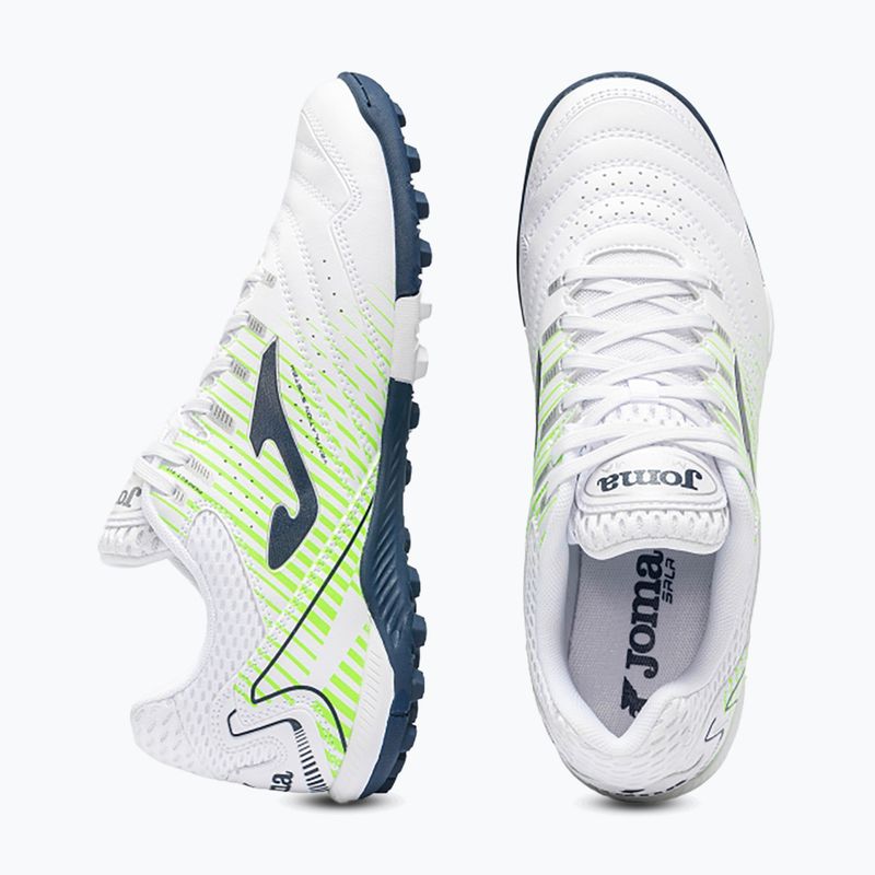 Încălțăminte de fotbal pentru bărbați Joma Maxima TF white 4