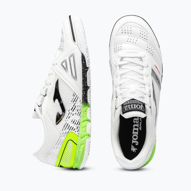 Încălțăminte de fotbal pentru bărbați Joma Mundial Indoor white 4