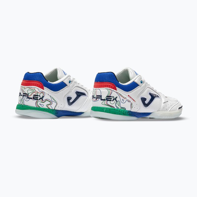 Încălțăminte de fotbal pentru bărbați Joma Top Flex Indoor white 2
