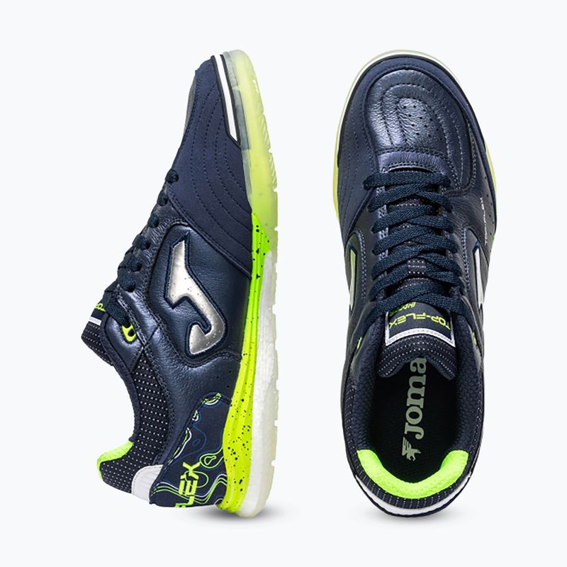 Încălțăminte de fotbal pentru bărbați Joma Top Flex Rebound Indoor navy blue 4