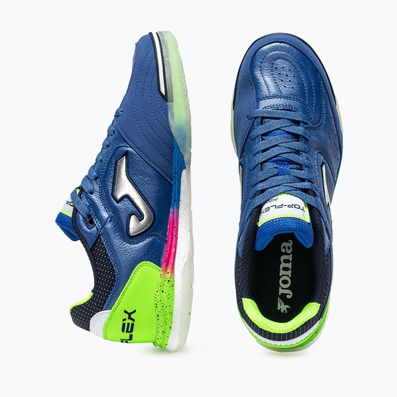 Încălțăminte de fotbal pentru bărbați Joma Top Flex Rebound Indoor royal blue 4