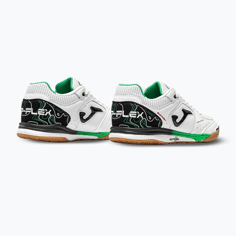 Încălțăminte de fotbal pentru bărbați Joma Top Flex Rebound Indoor white 3