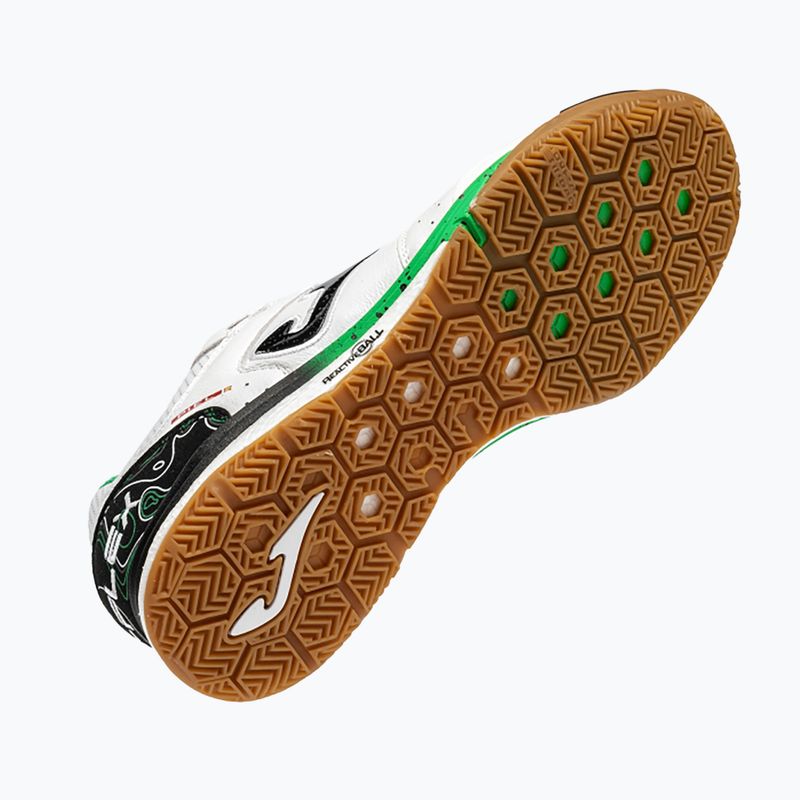 Încălțăminte de fotbal pentru bărbați Joma Top Flex Rebound Indoor white 5