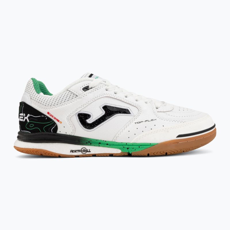 Încălțăminte de fotbal pentru bărbați Joma Top Flex Rebound Indoor white 2