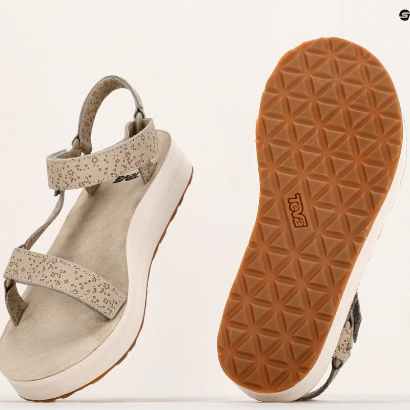 Sandale de drumeție Teva Midform Universal Star plaza taupe pentru femei 11