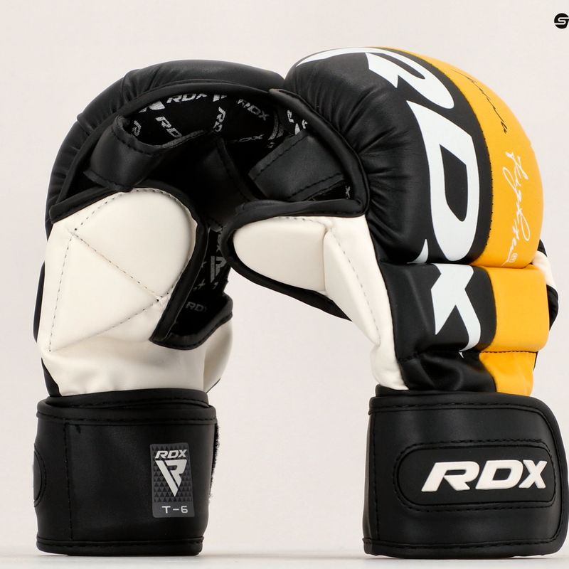 RDX Grappling Glove REX T6 Plus galben 15