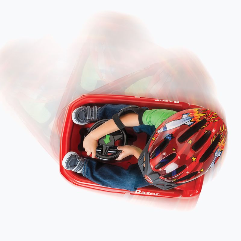 Gokart electric pentru copii Razor Lil' Crazy Cart red 7