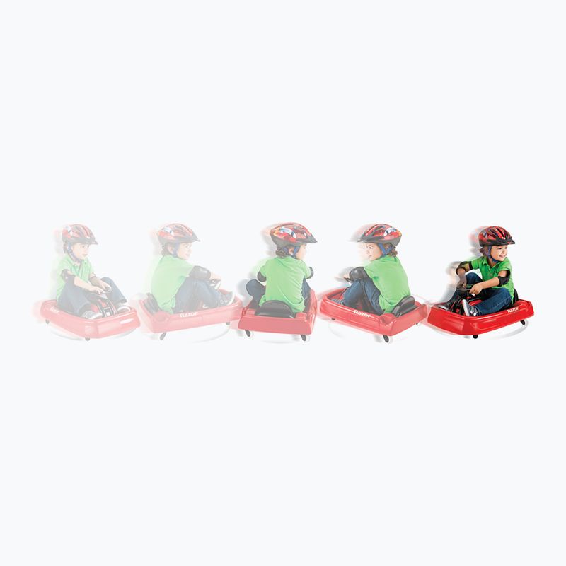 Gokart electric pentru copii Razor Lil' Crazy Cart red 8