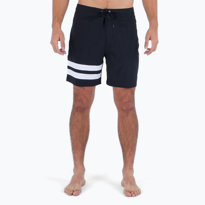 Șort de înot pentru bărbați Hurley Block Party 18" black