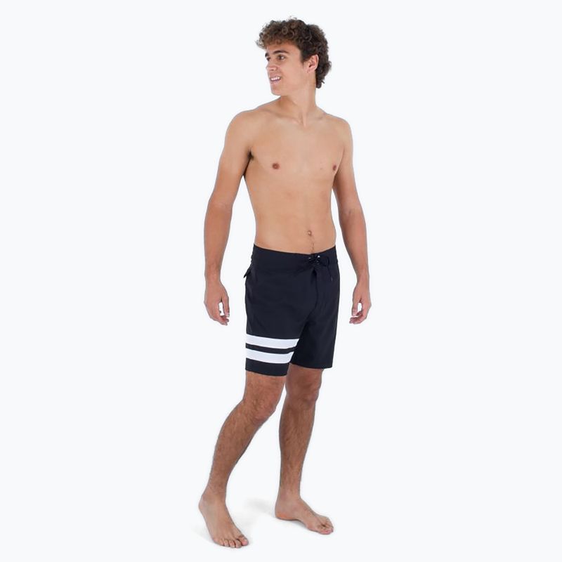 Șort de înot pentru bărbați Hurley Block Party 18" black 2