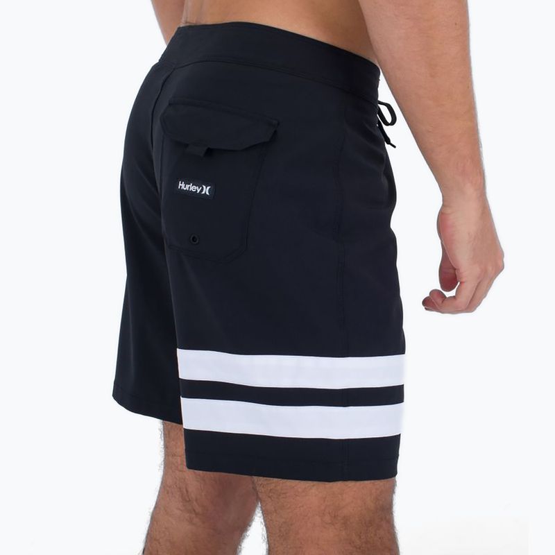Șort de înot pentru bărbați Hurley Block Party 18" black 6