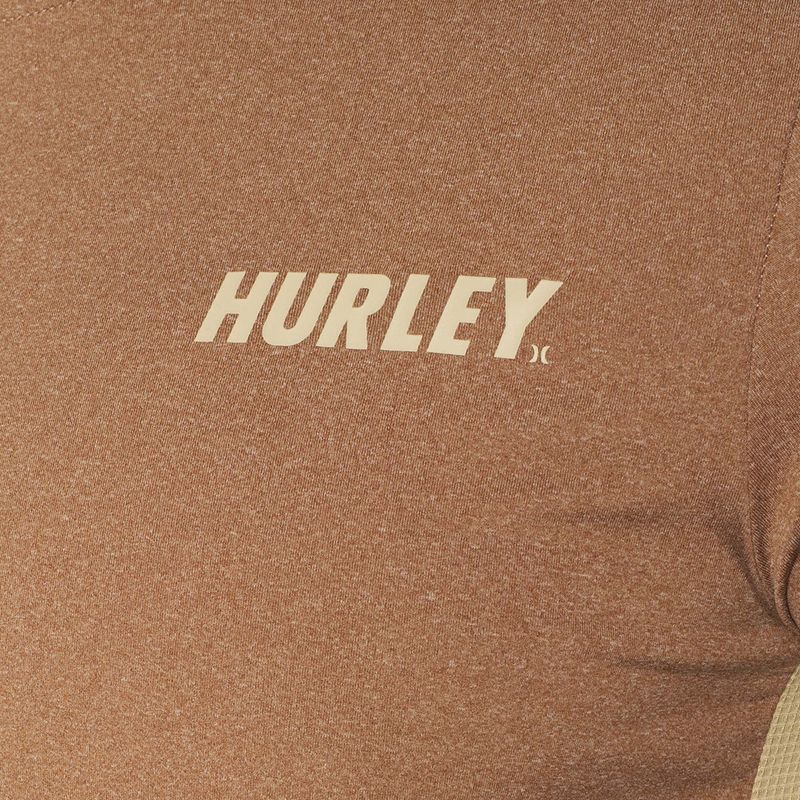 Longsleeve męski Hurley H2O-Dri Atticus II brown 3