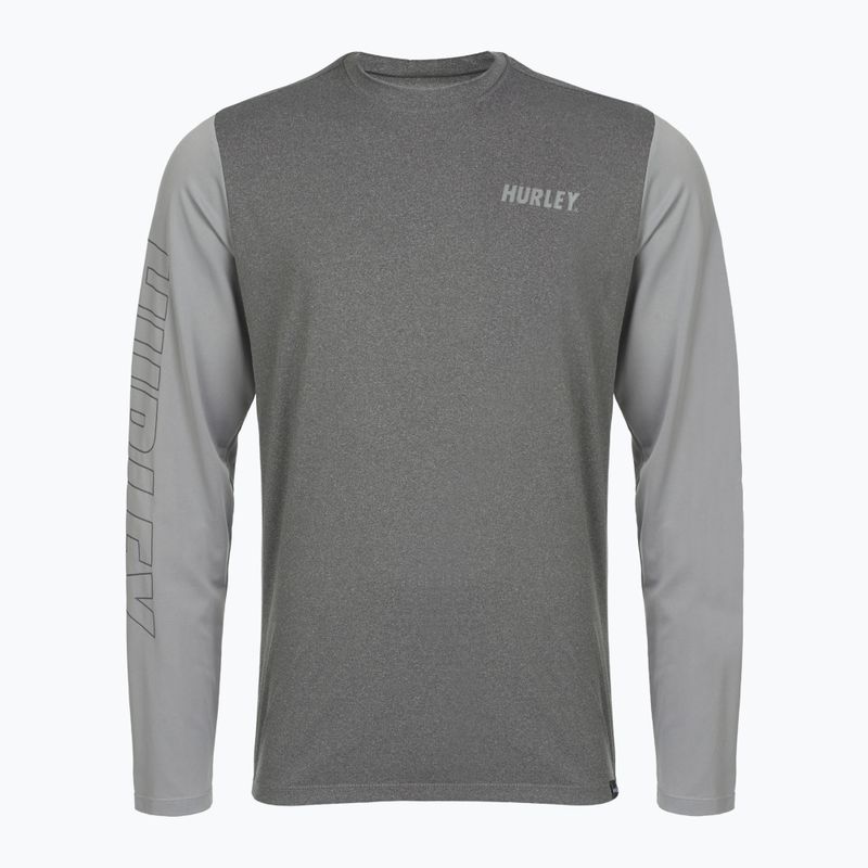 Longsleeve pentru bărbați  Hurley H2O-Dri Easton ion grey heather