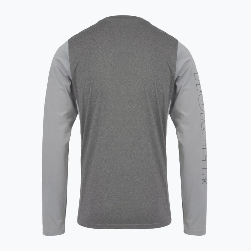 Longsleeve pentru bărbați  Hurley H2O-Dri Easton ion grey heather 2