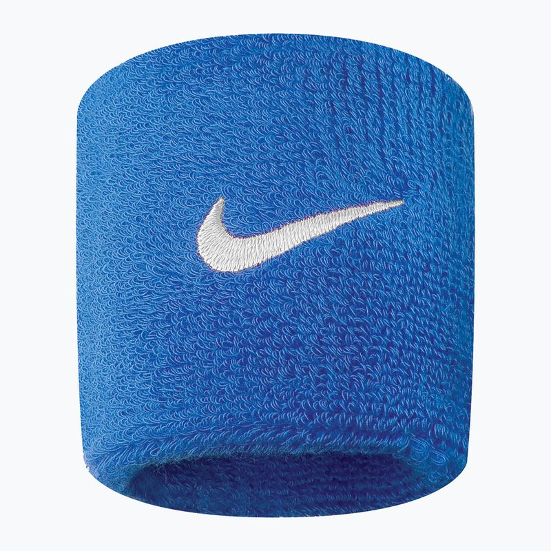 Manșete pentru încheietură  Nike Swoosh Wristbands 2 buc. royal blue/white