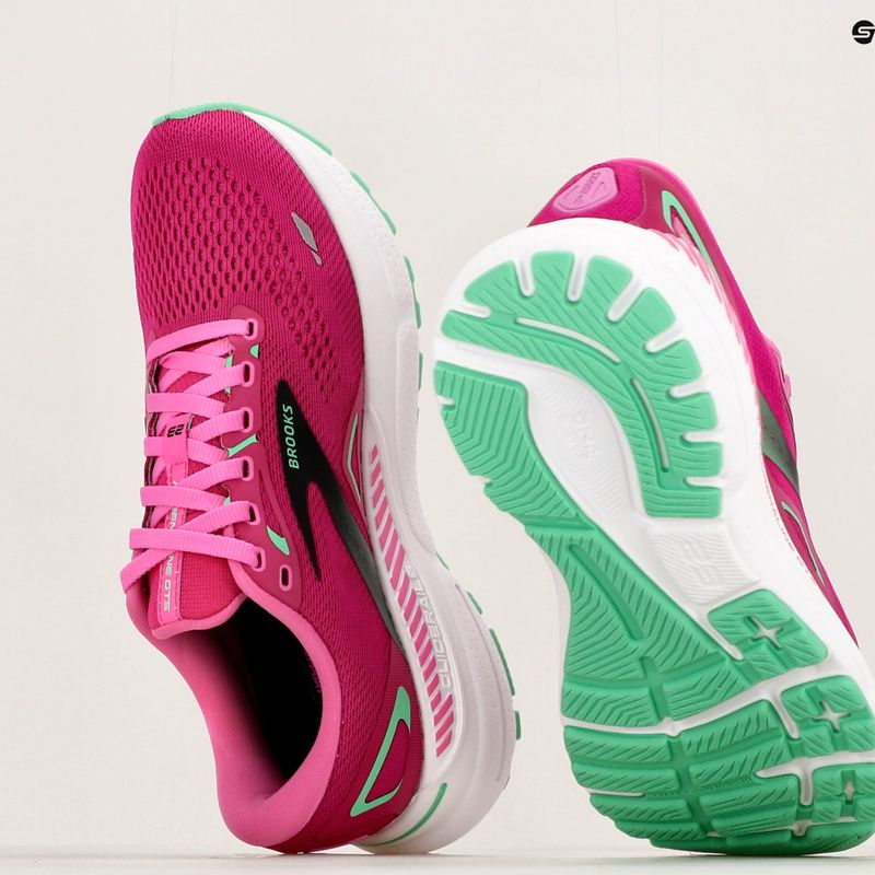Pantofi de alergare pentru femei Brooks Adrenaline GTS 23 roz/festival fucsia/negru 23