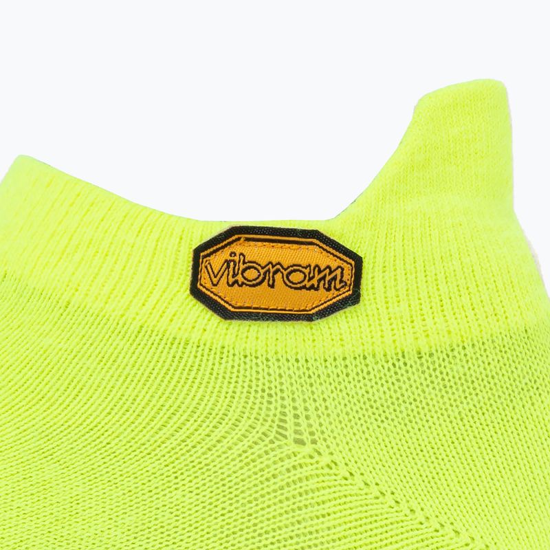 Șosete Vibram Fivefingers Athletic No-Show galben S18N02 8