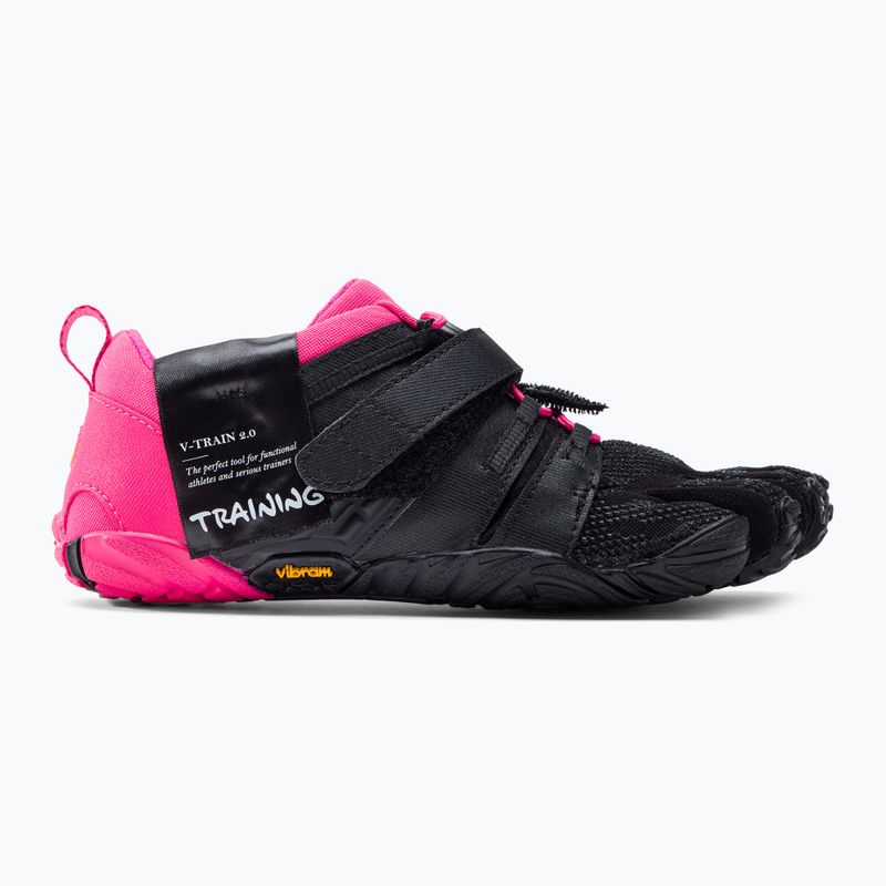Pantofi de antrenament pentru femei Vibram Fivefingers V-Train 2.0 negru/roz 20W770336 2