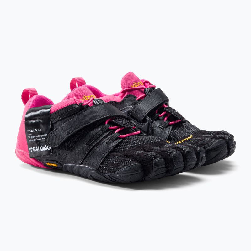 Pantofi de antrenament pentru femei Vibram Fivefingers V-Train 2.0 negru/roz 20W770336 5