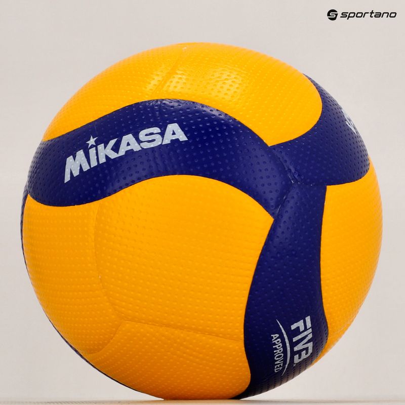Mikasa Volleyball galben și albastru V300W 7