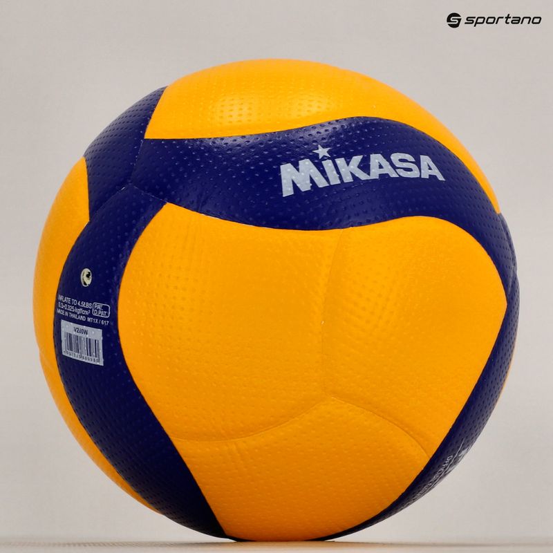 Mikasa volei galben-albastru V200W 4