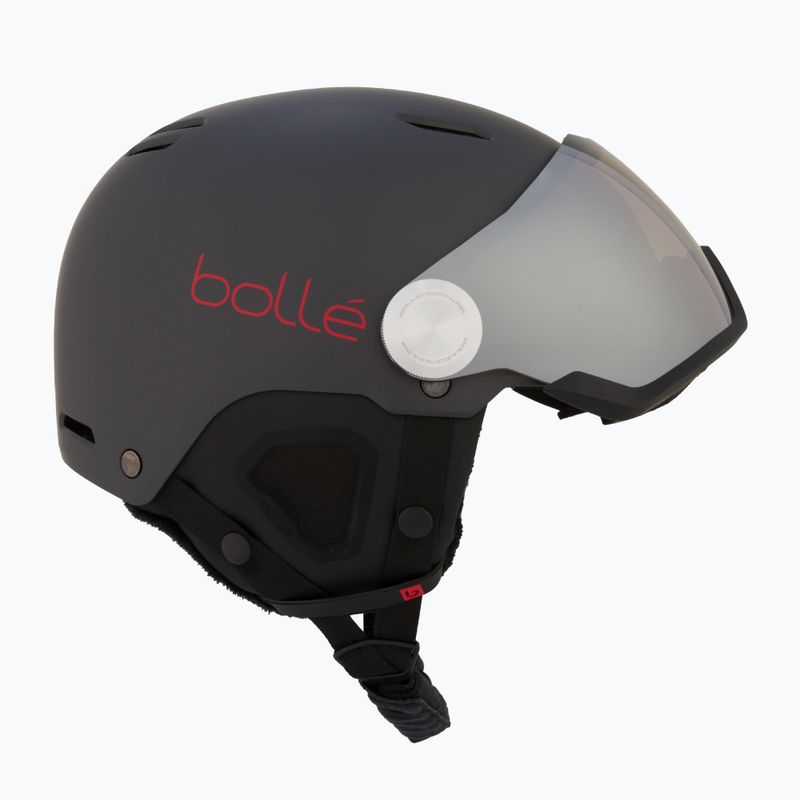 Cască de schi Bollé Might Visor titanium red matte/brown gun 6