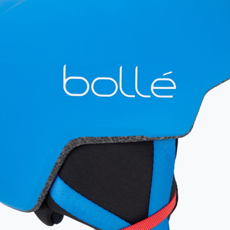 Cască de schi pentru copii Bollé Atmos Youth race blue matte 7