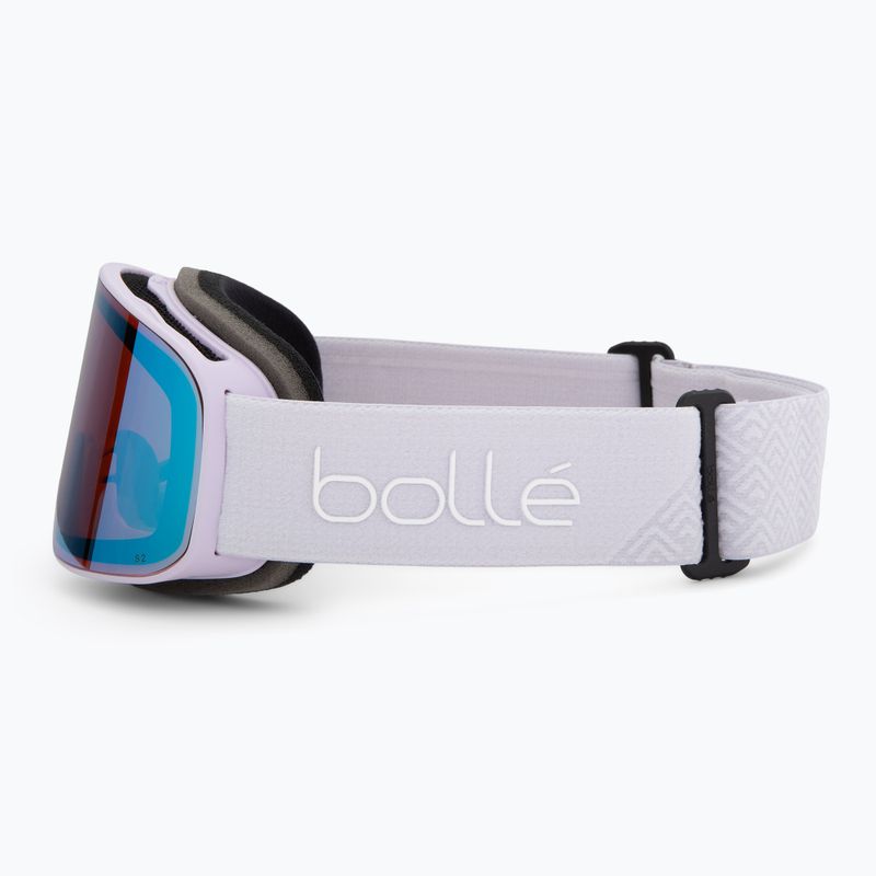 Ochelari de schi Bollé Nevada Small pink matte/azure 4