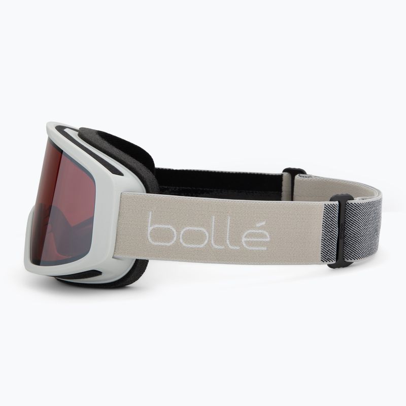 Ochelari de schi Bollé Bedrock Plus lightest grey matte/vermillon 4