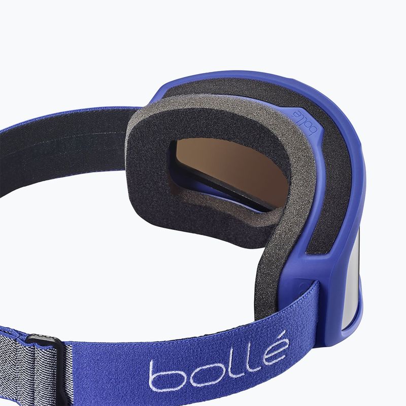 Ochelari de schi Bollé Bedrock Plus royal blue matte/black chrome 2