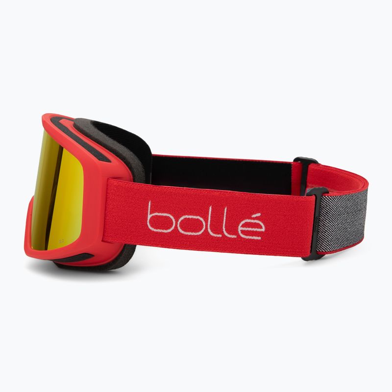 Ochelari de schi Bollé Bedrock Plus carmine red/sunrise 4