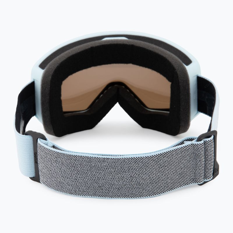 Ochelari de schi Bollé Bedrock Plus powder blue matte/black chrome 2