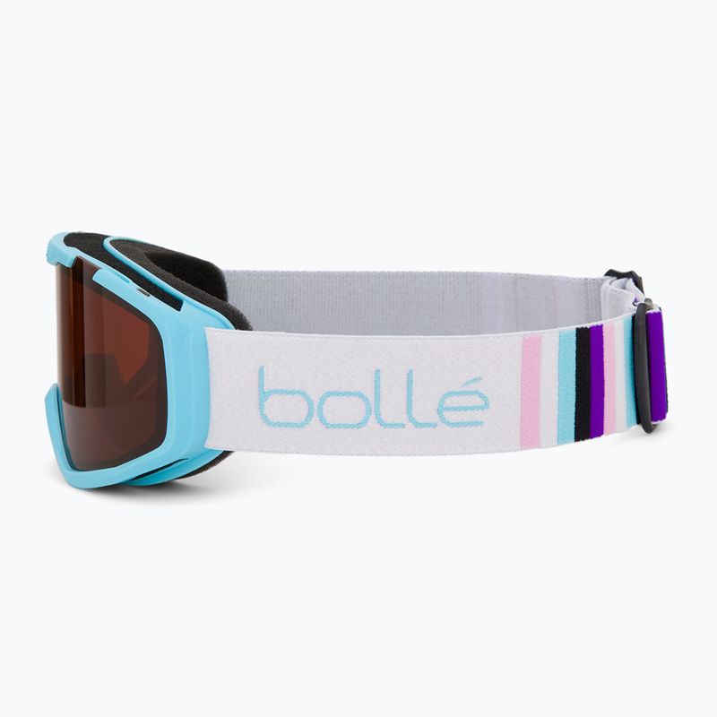 Ochelari de schi pentru copii Bollé Rocket blue& white matte/ rosy bronze 4
