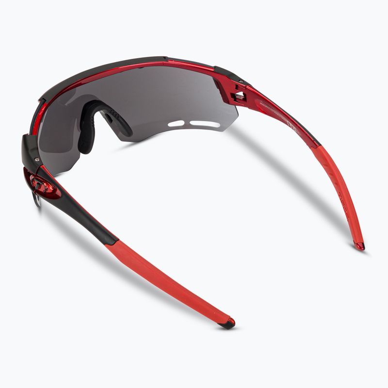 Ochelari de ciclism Tifosi Alliant 3 negru roșu/frumos/roșu/roșu transparent 3