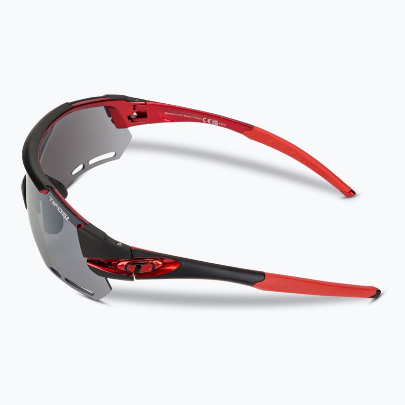 Ochelari de ciclism Tifosi Alliant 3 negru roșu/frumos/roșu/roșu transparent 5