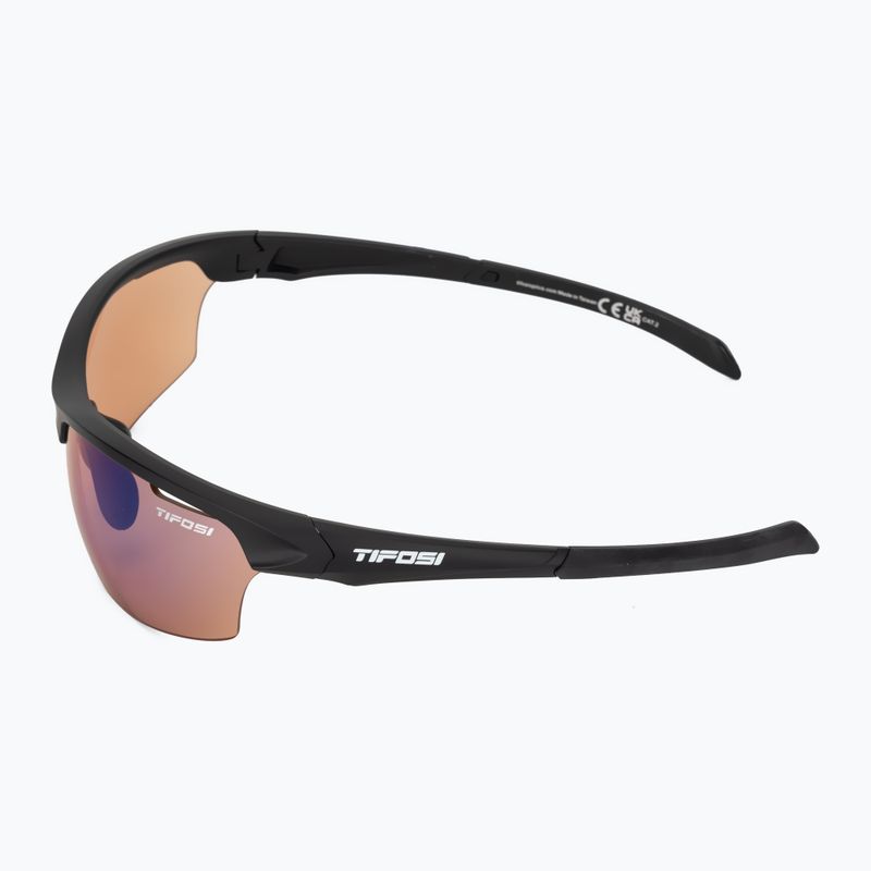 Ochelari de soare Tifosi Intense matte black/ac red 4