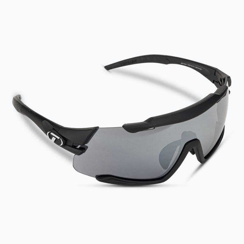 Ochelari de ciclism Tifosi Aethon 3 negru mat/frumos/roșu/roșu/negru transparent 2