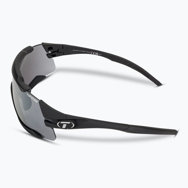 Ochelari de ciclism Tifosi Aethon 3 negru mat/frumos/roșu/roșu/negru transparent 5