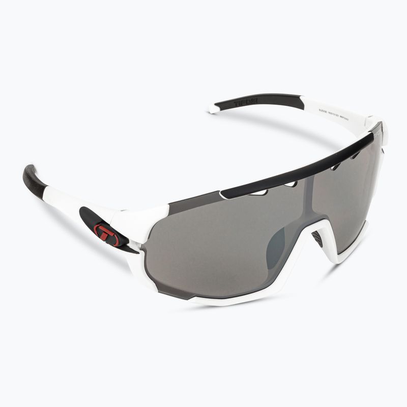 Ochelari de ciclism Tifosi Sledge alb mat/frumos/roșu/roșu transparent 2