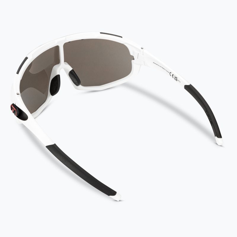 Ochelari de ciclism Tifosi Sledge alb mat/frumos/roșu/roșu transparent 3