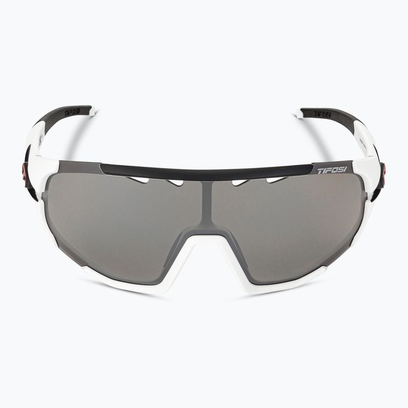 Ochelari de ciclism Tifosi Sledge alb mat/frumos/roșu/roșu transparent 4