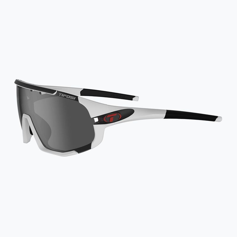 Ochelari de ciclism Tifosi Sledge alb mat/frumos/roșu/roșu transparent 6