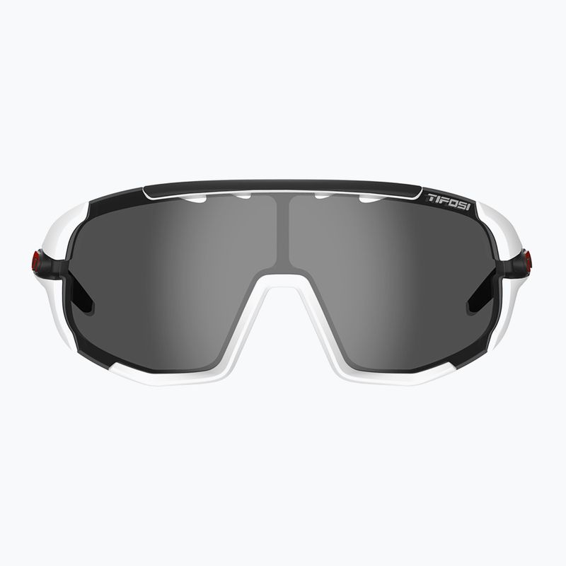 Ochelari de ciclism Tifosi Sledge alb mat/frumos/roșu/roșu transparent 7