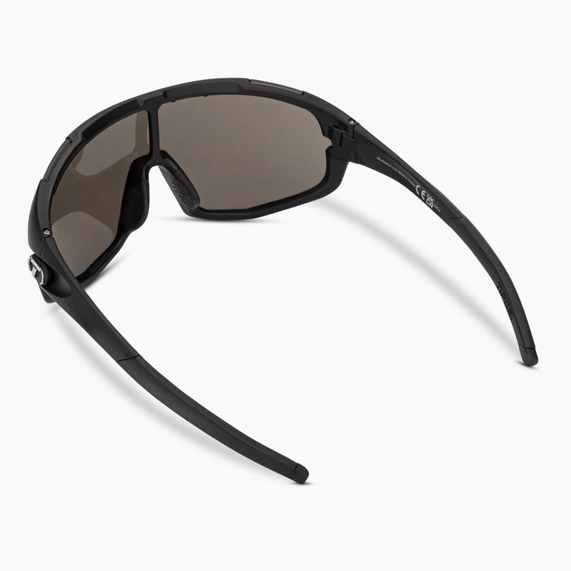 Ochelari de ciclism Tifosi Sledge negru mat/negru/frumos/roșu/roșu transparent 2