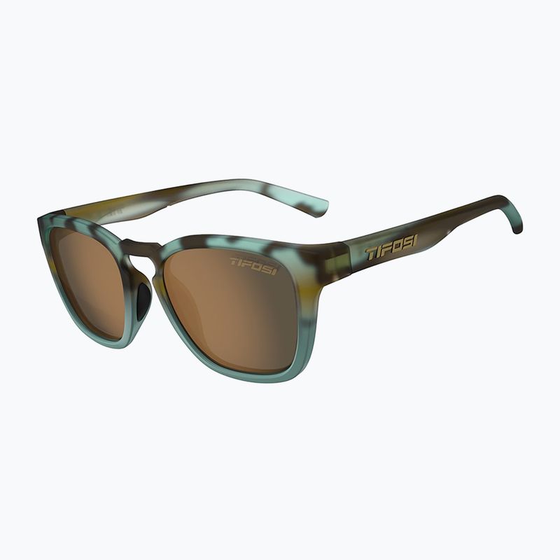 Ochelari de soare  Tifosi Smirk Polarized matte blue tortoise/brown