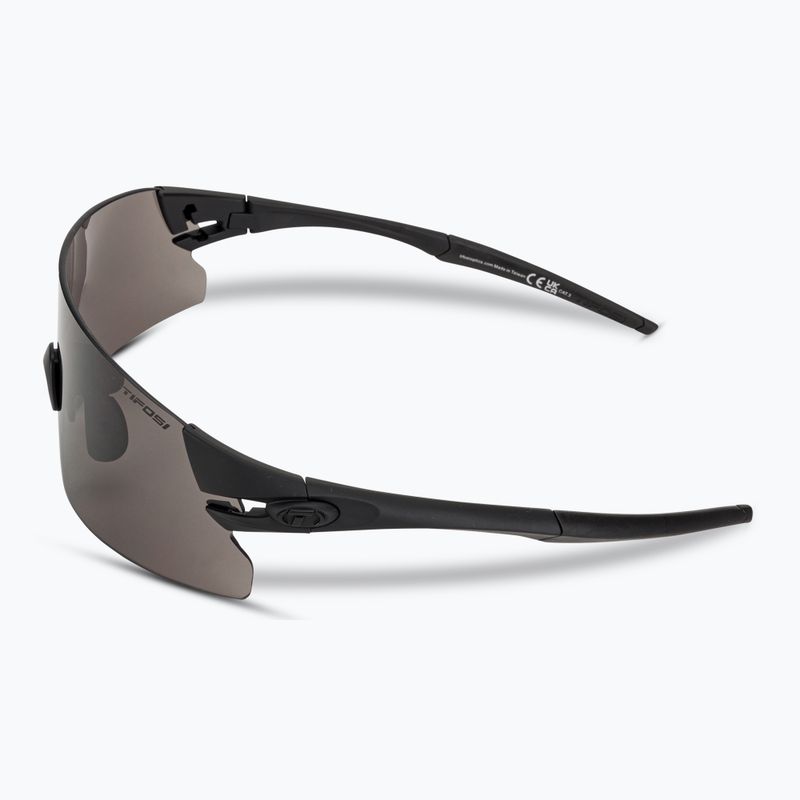 Ochelari de ciclism Tifosi Rail Xc Clarion blackout/smoke/ac roșu/clear 5