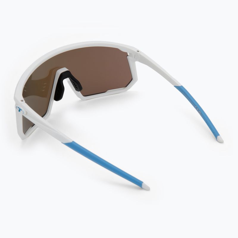 Ochelari de soare Tifosi Moab Clarion matte white/clarion blue/ac red/clear 2